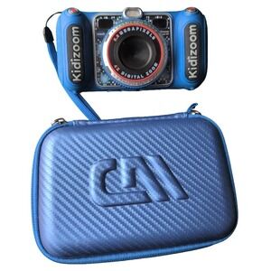VTech Kidizoom Duo DX Blue With Case 4x Digital Zoom 5 Megapixels With Casemate